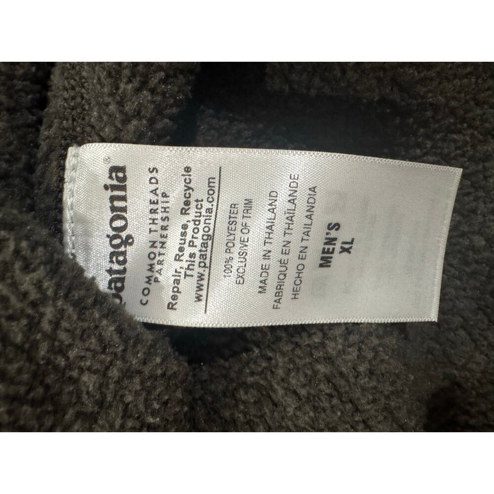 Patagonia Gray Half Zip Ls Pullover XL - Picture 5 of 6